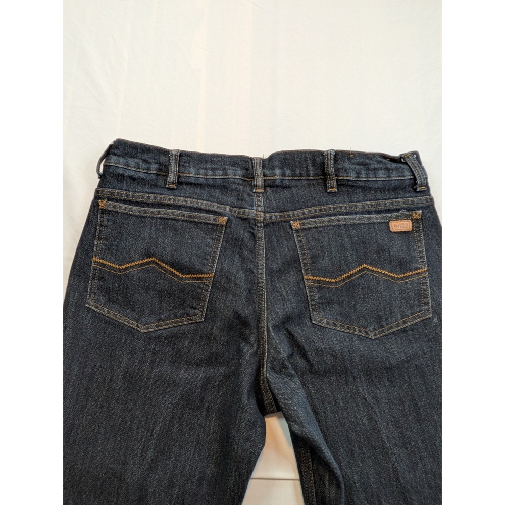Redhead Ranch Ranch Fit Boot Cut Jeans 35x34 Dark Indigo Stretch - Picture 3 of 12